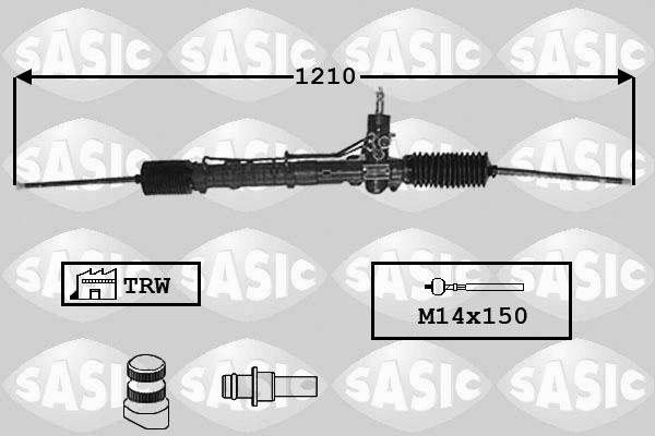 Sasic 7006059 - Рулевой механизм, рейка avtokuzovplus.com.ua