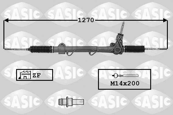 Sasic 7006063 - Рульовий механізм, рейка autocars.com.ua