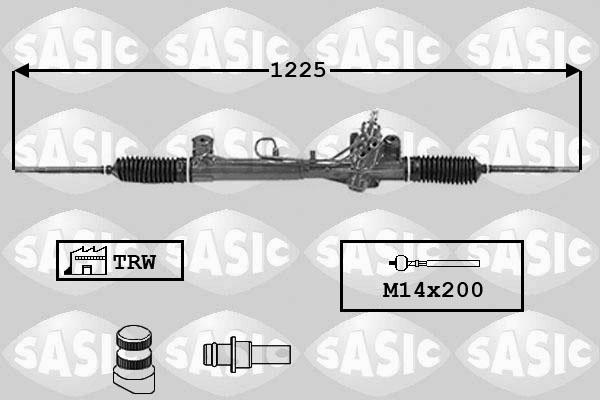 Sasic 7006065 - Рульовий механізм, рейка autocars.com.ua