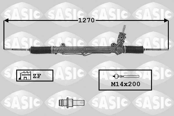 Sasic 7006067 - Рульовий механізм, рейка autocars.com.ua