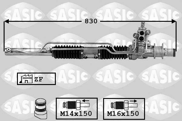 Sasic 7006072 - Рулевой механизм, рейка avtokuzovplus.com.ua