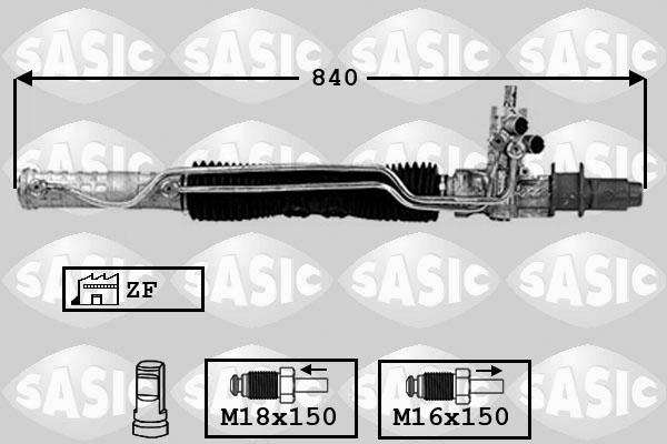 Sasic 7006075 - Рулевой механизм, рейка avtokuzovplus.com.ua