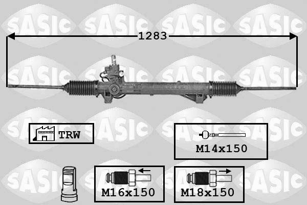Sasic 7006093 - Рулевой механизм, рейка autodnr.net