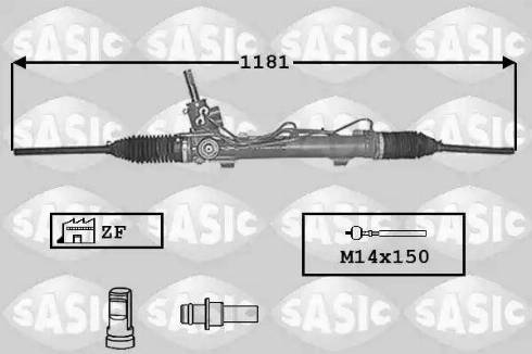 Sasic 7006095 - Рулевой механизм, рейка avtokuzovplus.com.ua