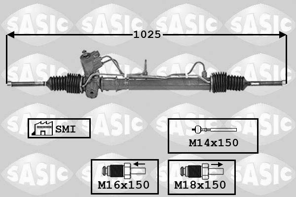 Sasic 7006112 - Рулевой механизм, рейка avtokuzovplus.com.ua