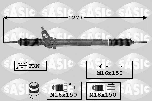 Sasic 7006123 - Рульовий механізм, рейка autocars.com.ua