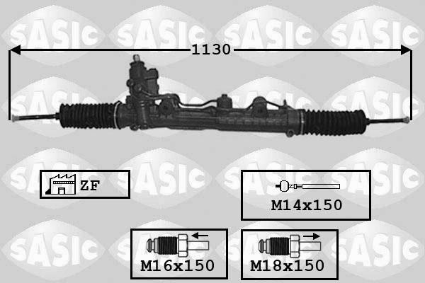 Sasic 7006159 - Рулевой механизм, рейка avtokuzovplus.com.ua