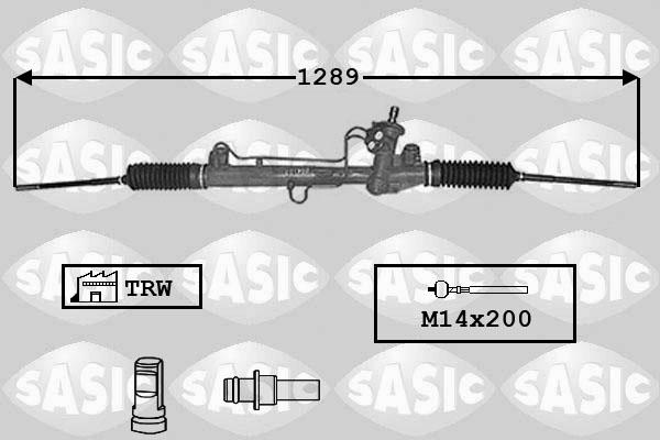 Sasic 7006175 - Рулевой механизм, рейка autodnr.net