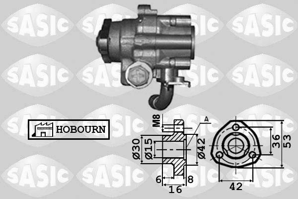 Sasic 7076035 - Гідравлічний насос, рульове управління, ГУР autocars.com.ua