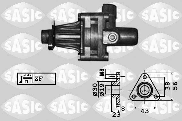 Sasic 7076043 - Гідравлічний насос, рульове управління, ГУР autocars.com.ua