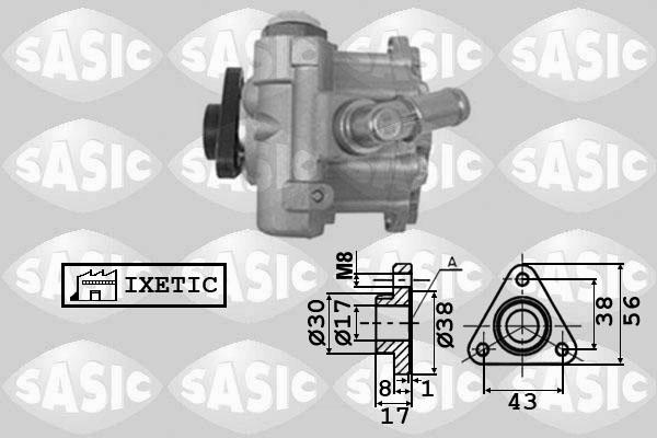 Sasic 7076051 - Гідравлічний насос, рульове управління, ГУР autocars.com.ua