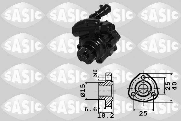 Sasic 7076084 - Гидравлический насос, рулевое управление, ГУР avtokuzovplus.com.ua