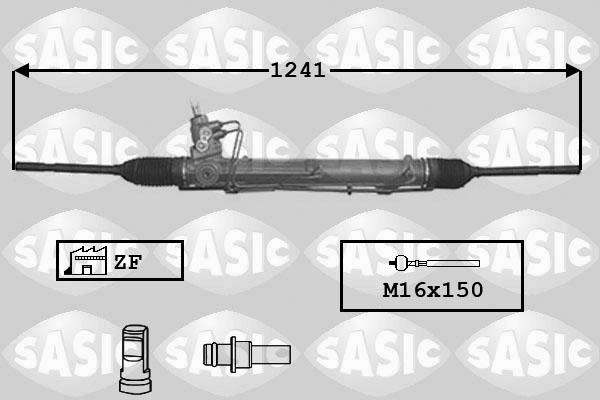 Sasic 7170002 - Рульовий механізм, рейка autocars.com.ua