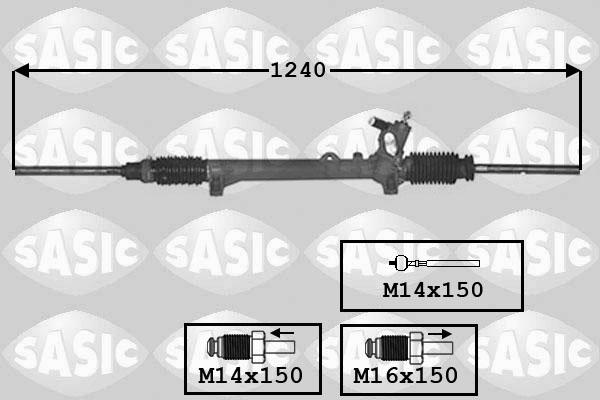 Sasic 7170003 - Рульовий механізм, рейка autocars.com.ua