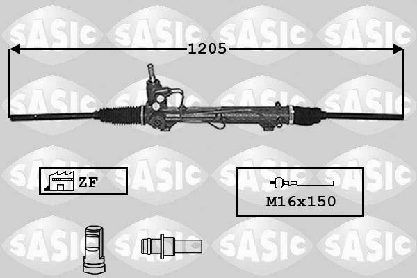 Sasic 7170022 - Рульовий механізм, рейка autocars.com.ua