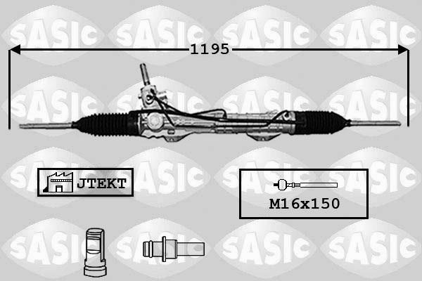 Sasic 7170043 - Рульовий механізм, рейка autocars.com.ua