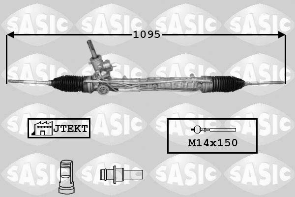 Sasic 7170053 - Рульовий механізм, рейка autocars.com.ua