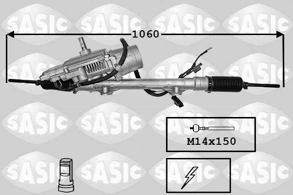 Sasic 7170055 - Рульовий механізм, рейка autocars.com.ua