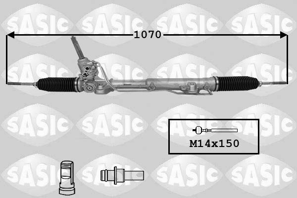 Sasic 7170056 - Рульовий механізм, рейка autocars.com.ua