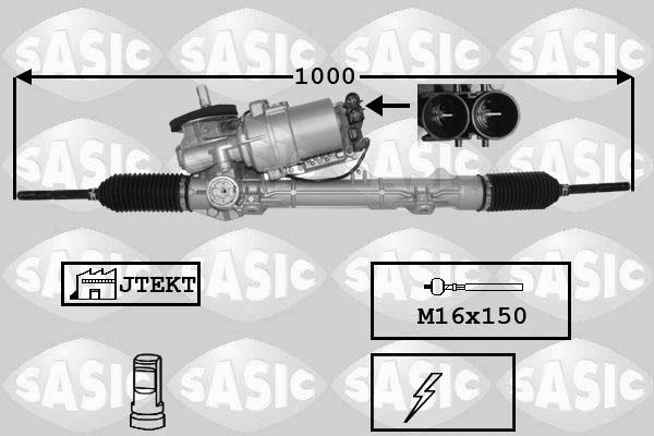 Sasic 7170057 - Рулевой механизм, рейка avtokuzovplus.com.ua