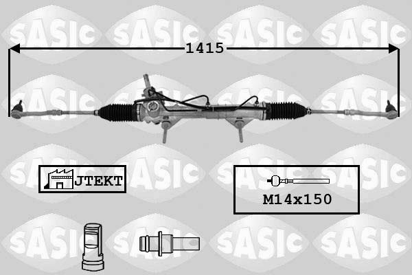 Sasic 7170059 - Рульовий механізм, рейка autocars.com.ua