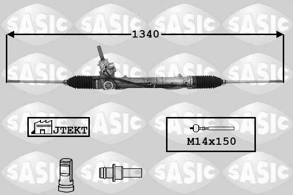 Sasic 7170061 - Рульовий механізм, рейка autocars.com.ua