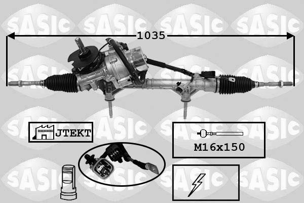 Sasic 7170064 - Рульовий механізм, рейка autocars.com.ua