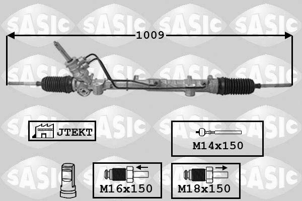 Sasic 7174017 - Рульовий механізм, рейка autocars.com.ua