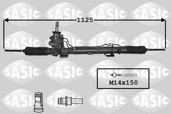 Sasic 7174020 - Рульовий механізм, рейка autocars.com.ua