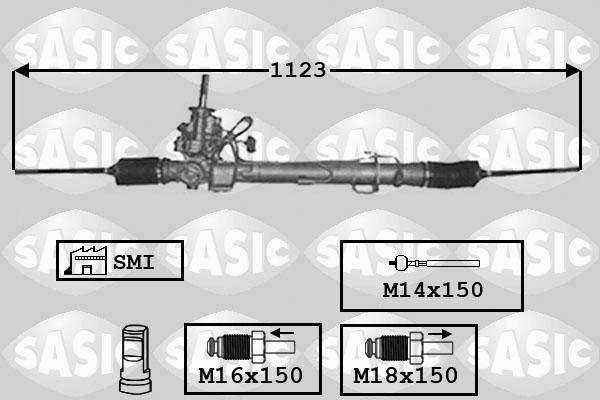 Sasic 7174022 - Рулевой механизм, рейка avtokuzovplus.com.ua