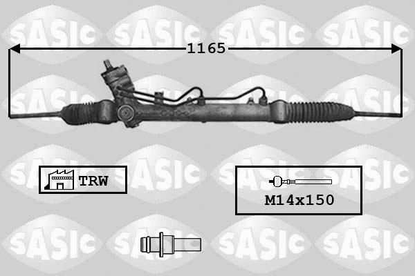 Sasic 7176031 - Рулевой механизм, рейка avtokuzovplus.com.ua