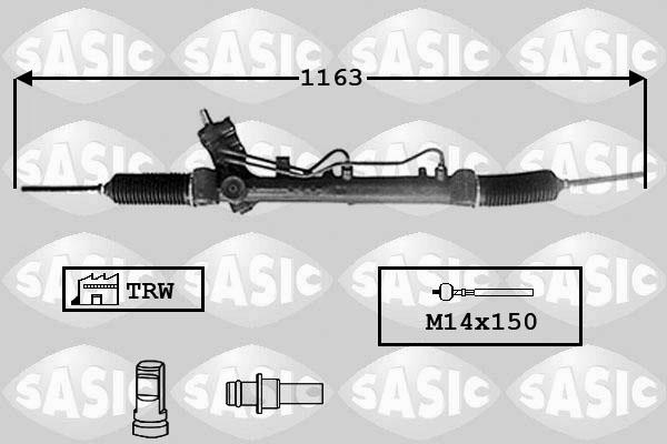 Sasic 7176032 - Рульовий механізм, рейка autocars.com.ua