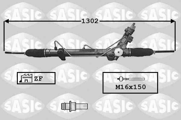 Sasic 7176042 - Рульовий механізм, рейка autocars.com.ua