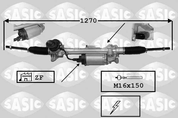 Sasic 7176043 - Рулевой механизм, рейка autodnr.net