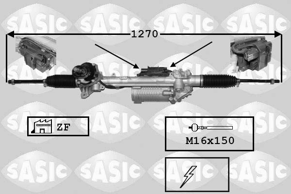 Sasic 7176059 - Рулевой механизм, рейка autodnr.net