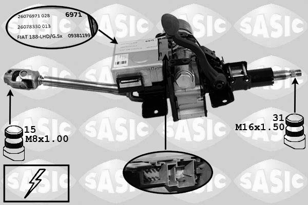 Sasic 7276001 - Рулевая колонка avtokuzovplus.com.ua