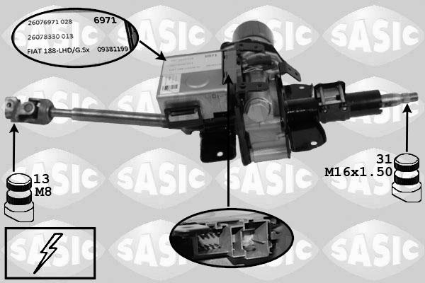 Sasic 7276002 - Рулевая колонка avtokuzovplus.com.ua