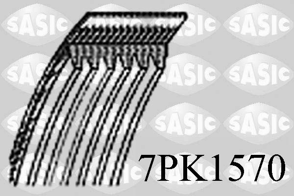 Sasic 7PK1570 - Поликлиновой ремень avtokuzovplus.com.ua