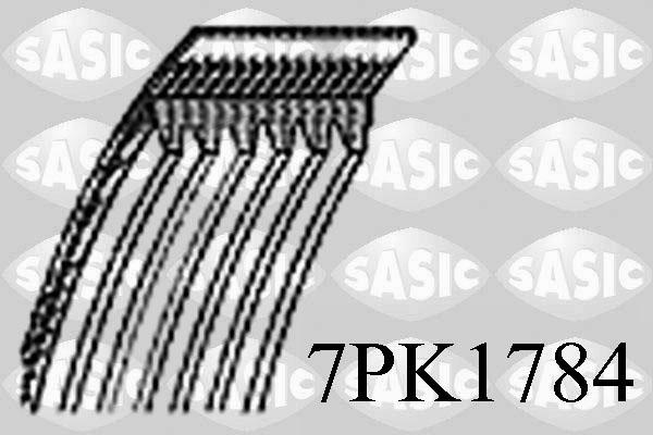 Sasic 7PK1784 - Поликлиновой ремінь autocars.com.ua