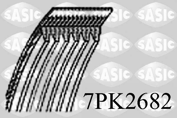 Sasic 7PK2682 - Поликлиновой ремень avtokuzovplus.com.ua
