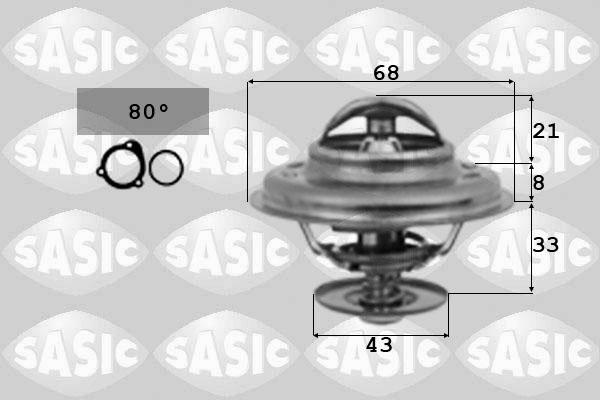 Sasic 9000036 - Термостат, охолоджуюча рідина autocars.com.ua