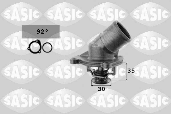 Sasic 9000121 - Термостат, охолоджуюча рідина autocars.com.ua
