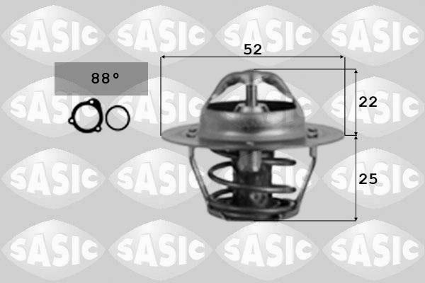 Sasic 9000185 - Термостат, охлаждающая жидкость avtokuzovplus.com.ua