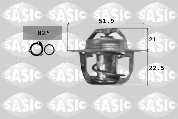 Sasic 9000236 - Термостат, охлаждающая жидкость avtokuzovplus.com.ua