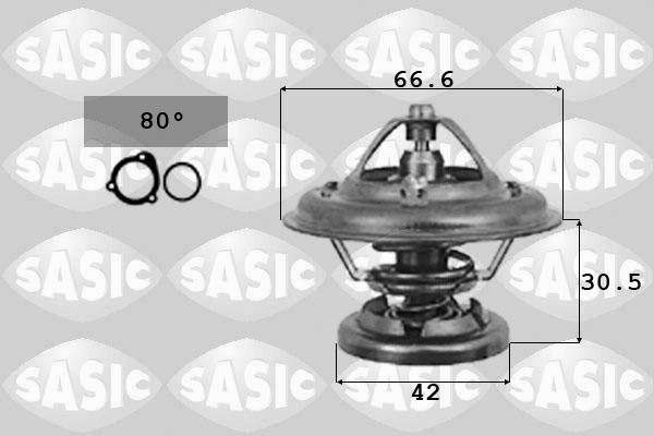 Sasic 9000257 - Термостат, охолоджуюча рідина autocars.com.ua