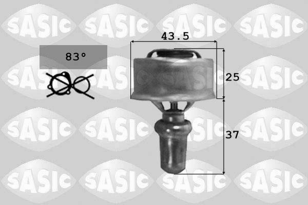 Sasic 9000314 - Термостат, охолоджуюча рідина autocars.com.ua