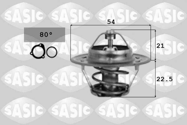 Sasic 9000318 - Термостат, охолоджуюча рідина autocars.com.ua