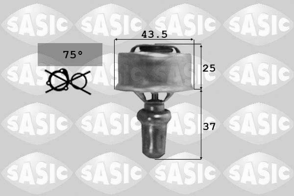 Sasic 9000319 - Термостат, охлаждающая жидкость autodnr.net