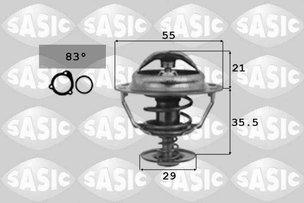Sasic 9000331 - Термостат, охолоджуюча рідина autocars.com.ua