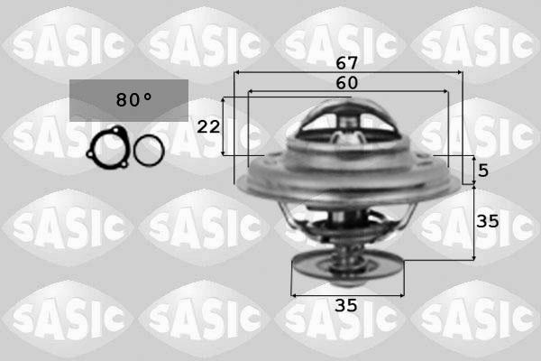 Sasic 9000337 - Термостат, охлаждающая жидкость avtokuzovplus.com.ua